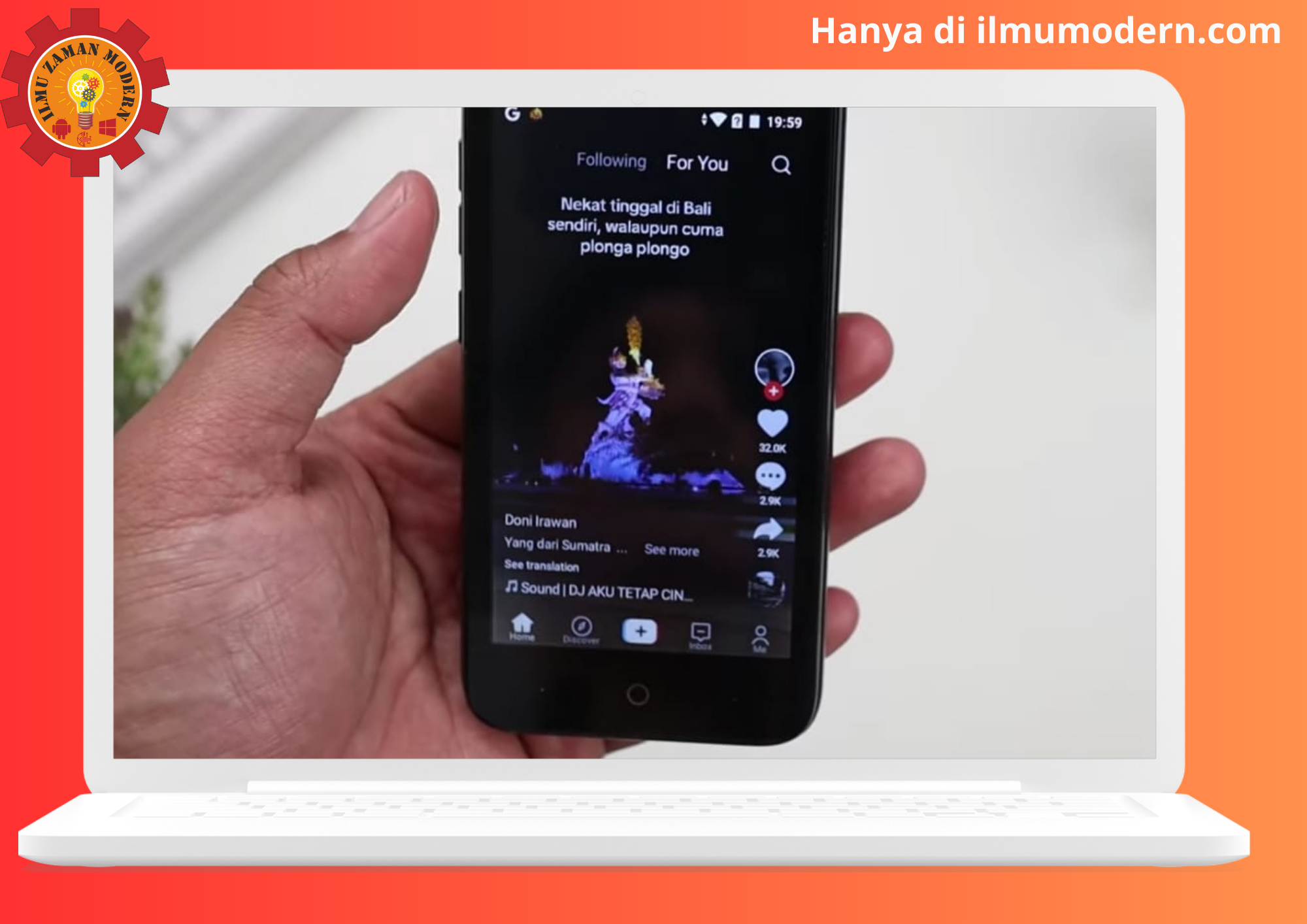 HP Evercoss dicoba menggunakan tiktok